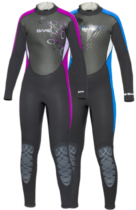 BARE 3/2mm Manta Full Youth Wetsuit - The Diving Center