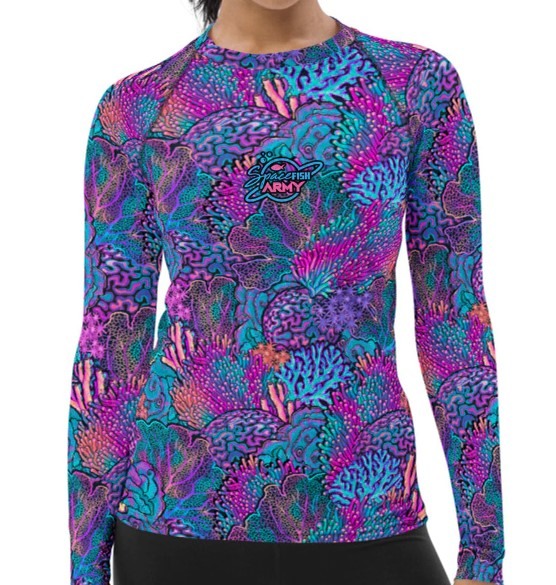 Spacefish Army Eco-Friendly Rashguards - The Diving Center