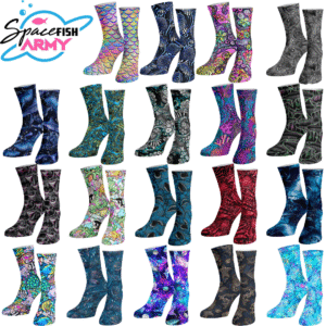 Spacefish Army Eco-Friendly Dive Socks