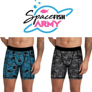SpaceFish Army Eco-Friendly Mens No Bunch Jammer Shorts