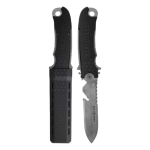 Aqualung Big Squeeze Spear Tip Titanium Dive Knife